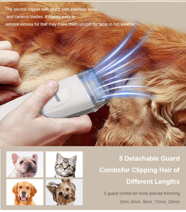 Aspirador portátil recargable para mascotas 5 en 1 de alta potencia de succión con Kit de cepillo de aseo para perros y gatos de gran capacidad de 4,5 l - Product Image 4