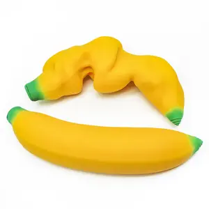 Vente chaude Soulagement Du Stress Fidget Banane Jouet Doux PU TPR Banane Soulagement Du Stress Jouet pour Enfants et Adultes