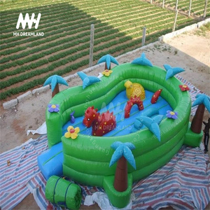 Nhà Máy pice <span class=keywords><strong>Inflatable</strong></span> rùa thư bị trả lại kết hợp nhảy nhà Khủng Long Thiên Đường Trampoline <span class=keywords><strong>Combo</strong></span> cho ngoài trời - Product Image 6