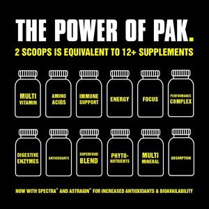 OEM/ODM PAK Ultimate Training <b>Foundation</b> Powder - 12-in-1 Multi-Vitamin, Amino Acids, Antioxidants & Digestive Enzymes - Product Image 4