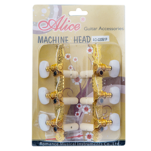 Alice-Afinadores <span class=keywords><strong>de</strong></span> <span class=keywords><strong>Guitarra</strong></span> Clavijas <span class=keywords><strong>de</strong></span> Afinación, Relación <span class=keywords><strong>de</strong></span> Engranaje 1:14, Clavijas <span class=keywords><strong>de</strong></span> <span class=keywords><strong>Guitarra</strong></span> Clásica para <span class=keywords><strong>Cuerdas</strong></span> <span class=keywords><strong>de</strong></span> Nailon - Product Image 2