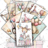 JAIIMAN 20 pièces de cartes postales personnalisées haut de gamme, amusantes, à thème animalier, idéales pour le scrapbooking et les loisirs créatifs en papier