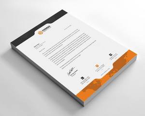 Tùy chỉnh sang trọng in letterhead giấy cho kinh doanh xây dựng thương hiệu chuyên nghiệp thư từ và chính thức công ty tài liệu - Product Image 5