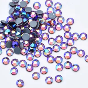 Flower 12MM Crystal Glass Rhinestone Strass Crystals Stones Trim