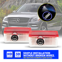 Prix d'Usine Sans Fil Voiture Lumière de Bienvenue à Logo Personnalisé LED Lumière de Porte de Voiture 12V Lampe de Voiture pour Mercedes-Benz W205 W212
