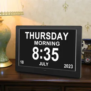 Benutzer definierte 10-Zoll-Großanzeige Digitaler Kalender Tag Nieder län dische Alzheimer Senior Wandkalender