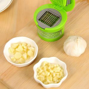 Presse-ail manuel multifonctionnel en plastique pour légumes, hachoir et broyeur - Product Image 3