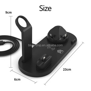 15W dock universale 3 <span class=keywords><strong>carica</strong></span> 4 <span class=keywords><strong>6</strong></span> in 1 caricatore veloce stand di ricarica senza fili stazione di ricarica per <span class=keywords><strong>iPhone</strong></span> AirPods IWatch Phone - Product Image 2