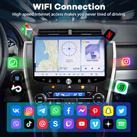 Reproductor de DVD con Pantalla de Radio de 11.5 Pulgadas, Snapdragon 665 para Toyota Camry 2015-2017, Android Auto Inalámbrico, CarPlay, Pantalla Táctil, 4G, BT5.0