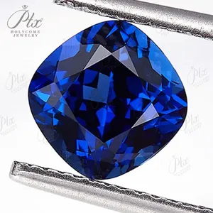 Lab Grown Sapphire Cushion Shape <strong>Natural</strong> Blue Brilliant Cut VVS1 <strong>Loose</strong> Stone Pass <strong>Diamond</strong> Tester AGL Certificate High Quality - Product Image 5