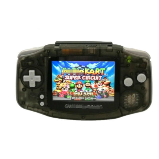 Refurbished HighLight FunnyDIY Kit IPS V2 IPS Backlight Screen Handle Game Console for Game Boy Advance 1200mAh Color Display