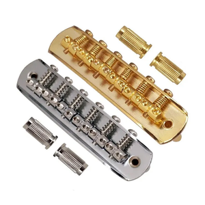 Puente de <span class=keywords><strong>Guitarra</strong></span> Jazz Master de Metal Cromado para Guitarras Estilo Jazz Master, Jaguar y Mustang, Accesorios para <span class=keywords><strong>Guitarra</strong></span> - Product Image 5