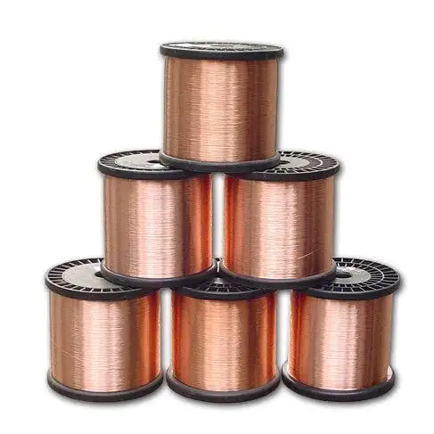 Alambre de cobre desnudo, conductor 99,99, C1100 awg41 (0,07mm) sin aislamiento de esmalte