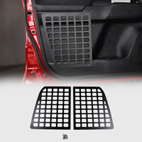 ApexRide Panneau de porte intérieur en aluminium avec porte-sac pour TOYOTA TACOMA 2016-2023, étagère de rangement pour panneau de porte arrière