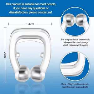 Dispositivo Corrector de Ronquidos para Mujeres y Hombres, Clip Nasal Anti-Ronquidos - Product Image 4