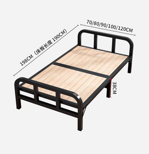 Cama Plegable <span class=keywords><strong>para</strong></span> Uso Doméstico, Cama Individual/Doble <span class=keywords><strong>de</strong></span> Madera, Cama <span class=keywords><strong>de</strong></span> Hierro <span class=keywords><strong>para</strong></span> Habitación <span class=keywords><strong>de</strong></span> <span class=keywords><strong>Alquiler</strong></span>, Diseño Ahorrador <span class=keywords><strong>de</strong></span> Espacio <span class=keywords><strong>para</strong></span> Dormitorio <span class=keywords><strong>de</strong></span> Adultos - Product Image 6