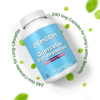 Capsules dures de Quercétine avec Bromélaïne OEM, Complément alimentaire pour le soutien du système immunitaire, Capsules végétaliennes à marque privée