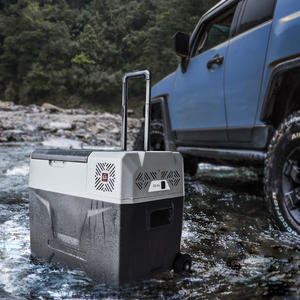 สำหรับ <span class=keywords><strong>CX40</strong></span> ตู้เย็นแช่แข็งแบบพกพาขนาด 39.3 ลิตร ผลิตจากพลาสติก ชาร์จไฟได้ ใช้ในรถยนต์ พร้อมหน้าจอ LED ใช้ไฟ AC/DC 12/24V คอมเพรสเซอร์แบบ DC - Product Image 4