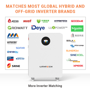 Sistema di Accumulo da 12 Anni Powerwall con Batteria al Litio da 10kW 51.2V 48V 100Ah 200Ah 300Ah Batteria Solare LiFePO4 per <span class=keywords><strong>Energia</strong></span> Domestica - Product Image 5