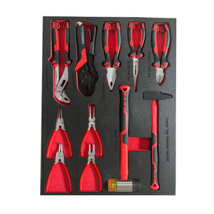 KAFUWELL H24393D Krom Vanadyum Mekanik Alet Seti Kutusu Oto Tamir İçin Herramientas Soketler Pense Cırcır Tornavida - Product Image 5