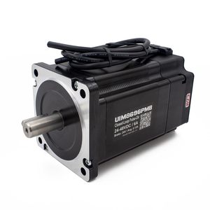 มอเตอร์สเต็ปเปอร์ Uirobot Uim8696pmb Nema34 6a 48v DC แบบวงปิด พร้อมเอนโค้ดเดอร์และเบรก สำหรับการควบคุมการเคลื่อนที่ที่แม่นยำ - Product Image 1