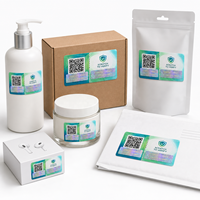 Étiquettes adhésives de sécurité anti-contrefaçon avec code QR dynamique personnalisé pour l'emballage de parfums, shampooings et lotions, logo personnalisé