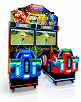 LeChuang Machine de jeu de course automobile commerciale à monnayeur, simulateur de conduite avec composants en plastique pour centres de jeux intérieurs