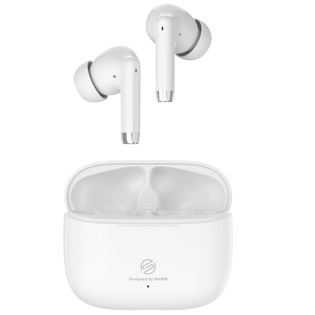 Huien Deep Bass Sound Earbuds Bluetooth Headphones Touch Control Headset With 4 Mic ENC Noise Reduction Wireless Earphones