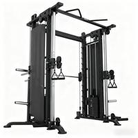 Machine Smith pour musculation à usage commercial avec croisement de câbles pour entraînement complet du corps - Équipement de fitness unisexe en acier au carbone