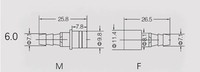 Connecteur pneumatique mâle/femelle WEVEL haute résistance 3.0/4.0/6.0mm en cuivre plaqué argent IP65 16A 500V industriel PCM/PCF/PCFS