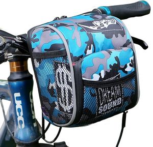 Bolsa de Bicicleta para Tubo Delantero, Gran Capacidad, para Viajes, Ciclismo al Aire Libre, MTB, Reflectante, Impermeable, para Manillar de Bicicleta de Carretera - Product Image 1