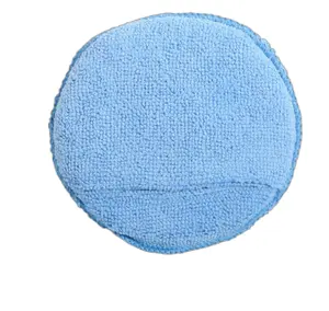 Màu xanh và màu xám sợi nhỏ chi tiết bôi bọt biển mỏng và có thể chịu được nhiều sử dụng cho rửa xe làm sạch miếng đệm