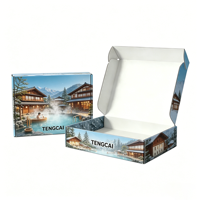 Fabricant de grandes boîtes en carton imprimées colorées pour vêtements, boîtes d'expédition personnalisées en carton ondulé avec logo, emballage