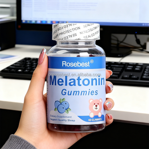 Complément alimentaire de marque privée Gommes de rêve pour le sommeil profond 10MG Mélatonine Vitamine D Extrait de magnésium S'endormir plus rapidement - Product Image 6