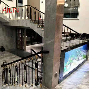 Manija de escaleras, nueva Barandilla de escalera china, barandilla de madera maciza, columnas de Villa de lujo, barandillas de aleación de aluminio - Product Image 2