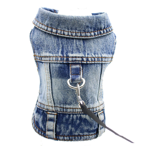 Ropa y Disfraces para Mascotas, Chaleco Vaquero Sostenible para Perros Pequeños, Ropa de Invierno, Chaleco Vaquero para Perros, Chaqueta, Ropa para Mascotas - Product Image 1