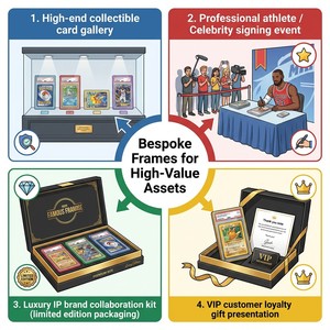 Porta Carte Magnetico in Acrilico Premium, Colori Vivaci Personalizzati, Protezione per Carte Collezionabili PSA <span class=keywords><strong>DNA</strong></span> Sportive, Produzione di Fabbrica - Product Image 2