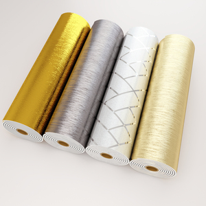 <span class=keywords><strong>Papel</strong></span> de contacto de Superficie cepillada plateada/dorada, <span class=keywords><strong>papel</strong></span> <span class=keywords><strong>tapiz</strong></span> extraíble impermeable <span class=keywords><strong>para</strong></span> gabinete de cocina con superficie metálica - Product Image 2