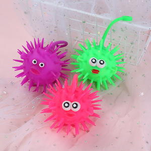 Jincan Pelota de Goma Suave con Luz Intermitente de Erizo Pequeño Unisex, Juguete con Luz para Niños de 5 a 7 Años, Venta al por Mayor de Fábrica para Niños y Niñas - Product Image 3
