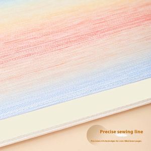 2025 Notebook for College Students High Color Value <b>A5</b> Paper Cover Thread Sewing Business <b>Notepad</b> Refined Artistic Print Simple - Product Image 3