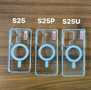 Para <span class=keywords><strong>Samsung</strong></span> S25 funda transparente acrílico TPU funda de teléfono transparente magnética para <span class=keywords><strong>Samsung</strong></span> <span class=keywords><strong>Galaxy</strong></span> S25 S24 Ultra Plus A16 - Product Image 6