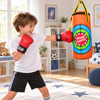 Jouet de boxe pour enfants avec ensemble de sacs de frappe pour le jeu récréatif, les jeux de boxe d'introduction et les activités de pratique pour débutants