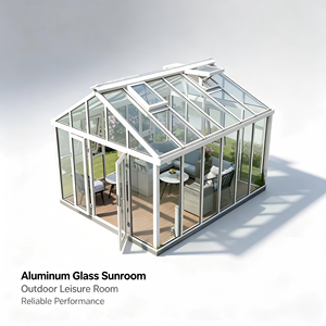 Invernadero de Aluminio con Marco Personalizado, Casa de Cristal para Patio, Jardín, Terraza, Espacio Exterior - Product Image 3