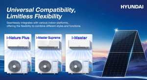 Climatiseur solaire hybride 12000 BTU avec pompe à chaleur et 4 entrées PV MPPT, système de refroidissement économe en énergie A++, architecture PV 4 MPPT - Product Image 3