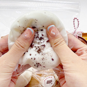 Realistic 7cm Silicone <b>Chocolate</b> Milk <b>Shell</b> Squishy Food-Grade Fidget Toys for All-Ages Instant Happiness Gift - Product Image 2