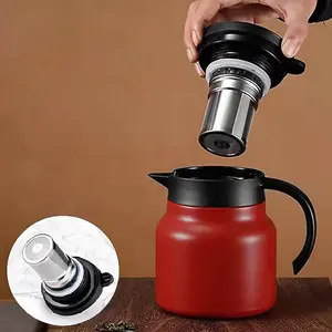 Om ấm trà 316 thép không gỉ chai nước chân không cách nhiệt chai trà pha Trà Tách cup chân không Flask hầm beaker