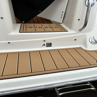 Tapis de plateforme de bain pour bateau Bayliner 2355 de 1995, en mousse EVA, imitation teck, style SeaDek MarineMat Gatorstep, auto-adhésif