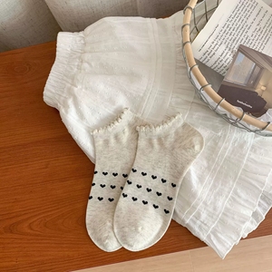 Chaussettes courtes pour femme, légères et fines, pour l'été, chaussettes en coton pour chaussures bateau à talon bas - Product Image 5