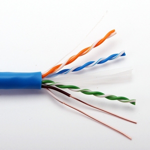 305<span class=keywords><strong>เมตร</strong></span><span class=keywords><strong>สาย</strong></span>เคเบิลเครือข่ายแลน <span class=keywords><strong>CAT6</strong></span> UTP 4คู่ราคา BC CCA 0.55มม. ม้วนพีวีซีบรรจุกล่อง - Product Image 1