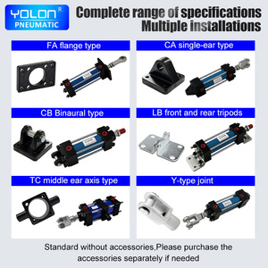 Yolon אספסוף סדרת צילינדרים הידראוליים מערכת כוח יחידה כפולה משחק 1000 מ "מ + לחץ גבוה 7mpa שמן צילינדרים - Product Image 2